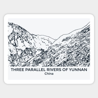 Three Parallel Rivers of Yunnan - China Sticker